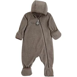 Sterntaler Fleece-Overall, braun, 74