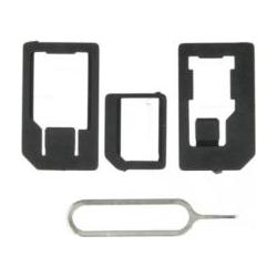 Aligator Adaptér pro nano a microSIM karty + jehla (186158)