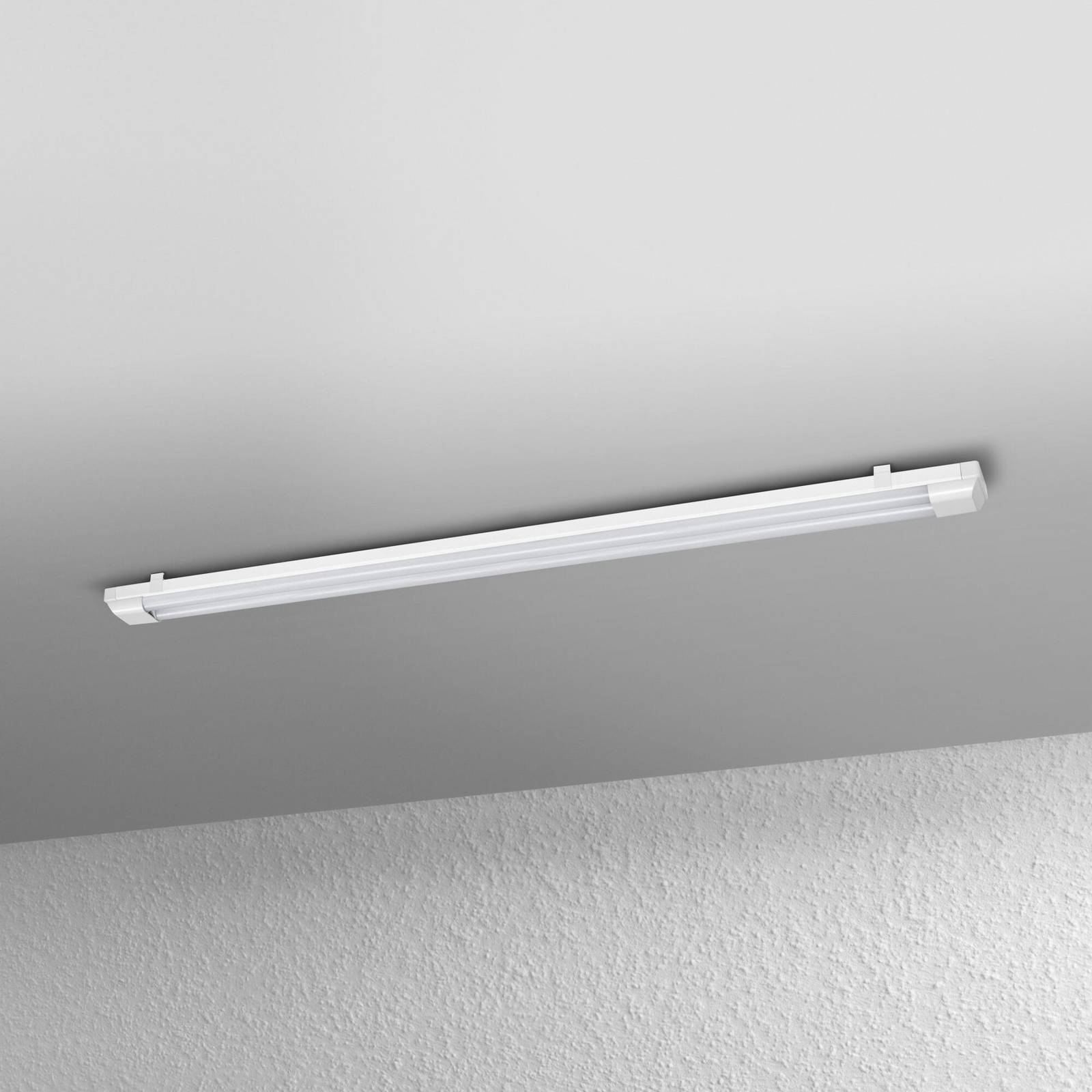 OSRAM Barra de luz LED POWER BATTEN OSRAM, 4000 K, 120 cm, 2 luces., Blanco / Ópalo, Pasillos, Metal, Listón luminoso