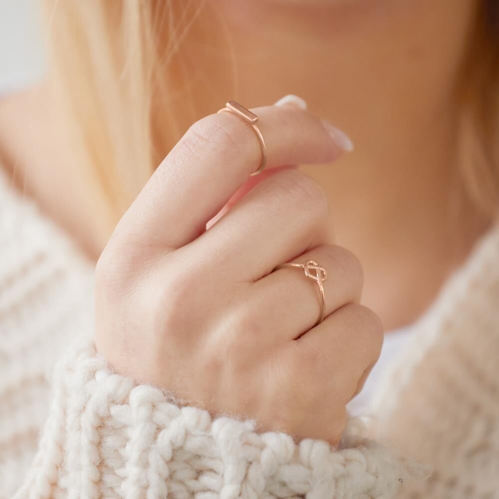 lanii Herzring aus vergoldetem Sterlingsilber