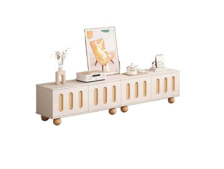 Vfs8dQ5kt Medieneinheit Bodenstehender TV-Schrank for zu Hause mit Stauraum for das Wohnzimmer(160cm)