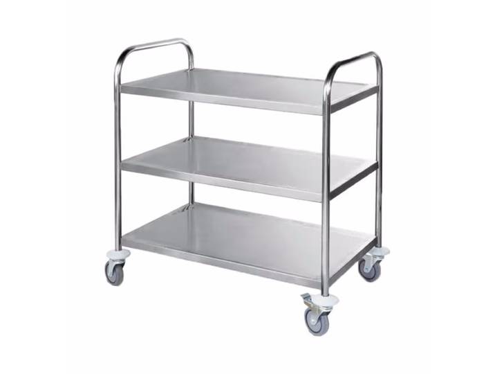 Hendi Servierwagen 810101 Gastro-Transport – Gastro Inventar/Gastro Einrichtungen – edelstahl