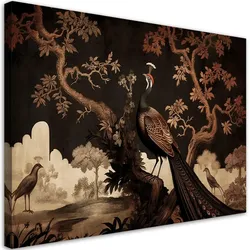 LEINWANDBILD Orientalischer Baumpfau 100x70cm