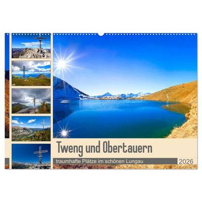 Tweng und Obertauern (Wandkalender 2026 DIN A2 quer), CALVENDO Monatskalender
