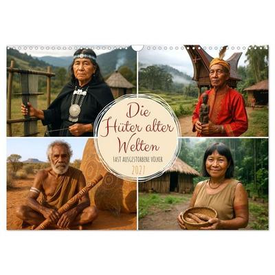 Die Hüter alter Welten (Wandkalender 2027 DIN A3 quer), CALVENDO Monatskalender