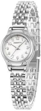Fusion Finds Elegant Women's Quartz Watch Compact Dress Watch For Everyday & Special Occasions silver
