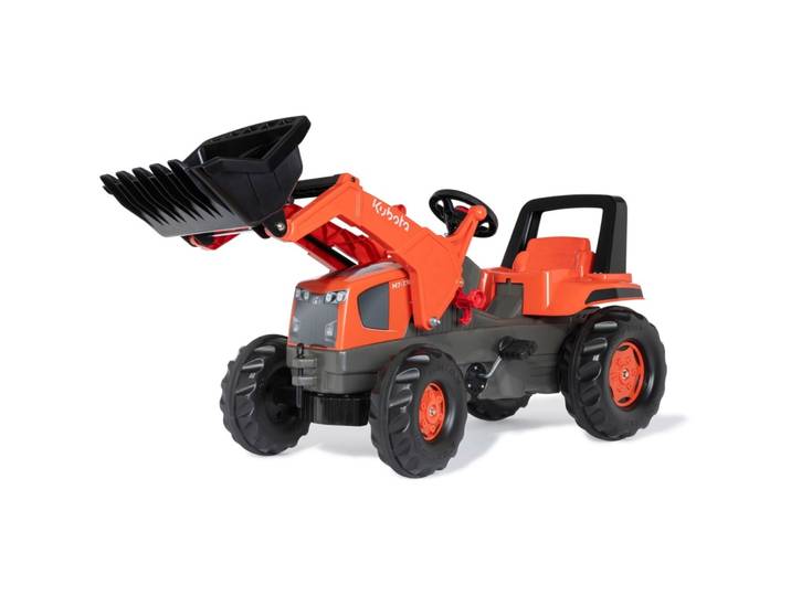 RollyJunior Kubota M7-174 Rolly Toys Rot Kunststoff - Farbe: rot/grau