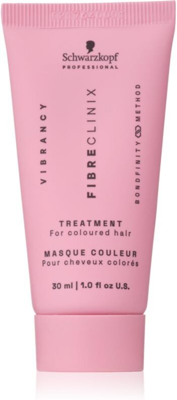 Schwarzkopf Professional Fibre Clinix Vibrancy Treatment masque régénérant pour cheveux colorés 30 ml