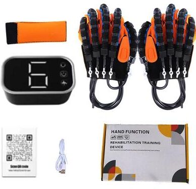 Uplifted Finds Hand Rehabilitation Robot Gloves For Stroke Recovery Finger Training And Exercise 2xl right No Bracelet