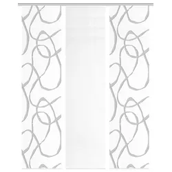 Schmidt Schiebevorhang Ophelia 3er Set Polyester Weiß