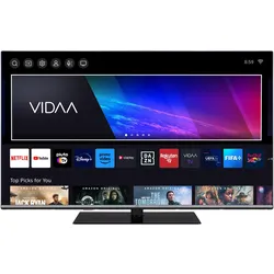 JVC LT-50VDQ6555 QLED-TV UHD,Multituner,Smart,DolbyVision,VIDAA (50", QLED, 4K), TV, Schwarz