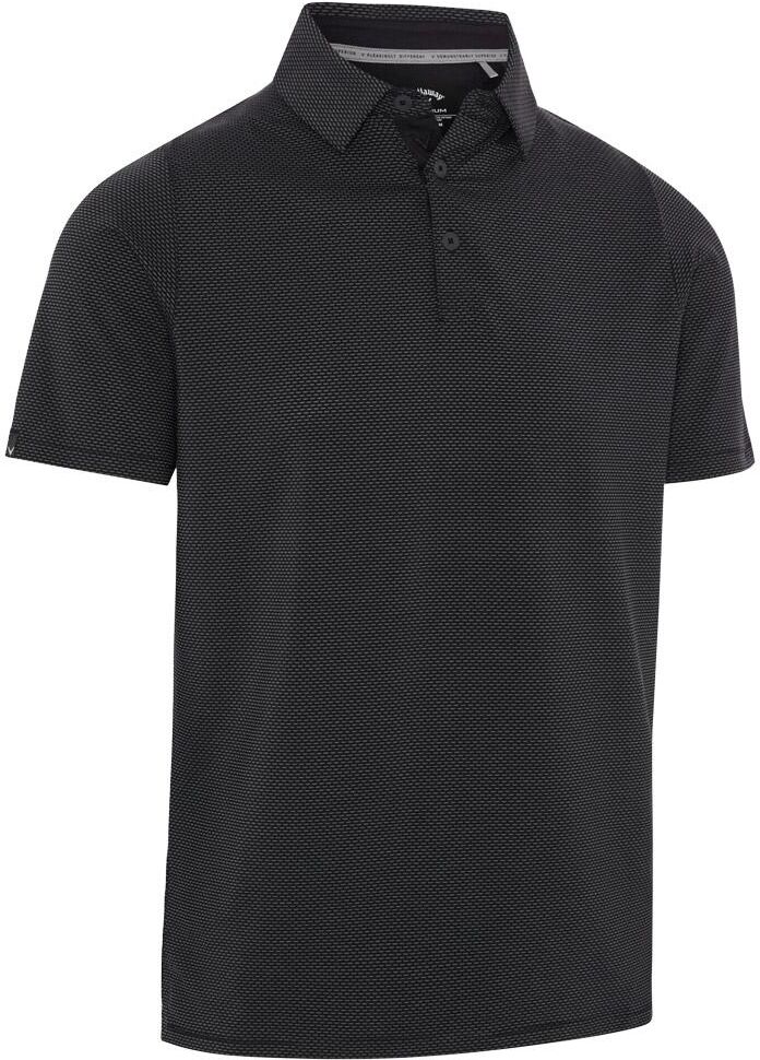 Callaway Golf  - Two Tone Geo Jacquard Caviar - M - Polo