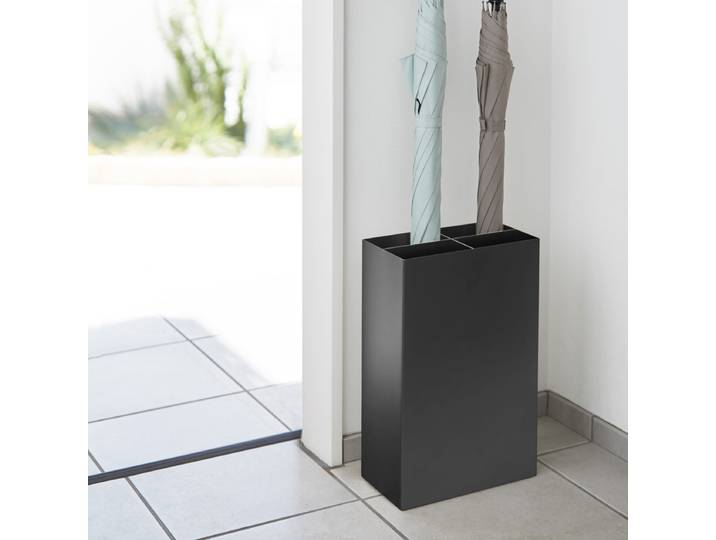 Porte-parapluie Smart Large 24 x 36 x 12cm Noir/Noir