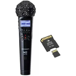Zoom M2 MicTrak 2-Kanal Audio Recorder mit SD-Karte (Mehrspurrecorder), Audiorecorder