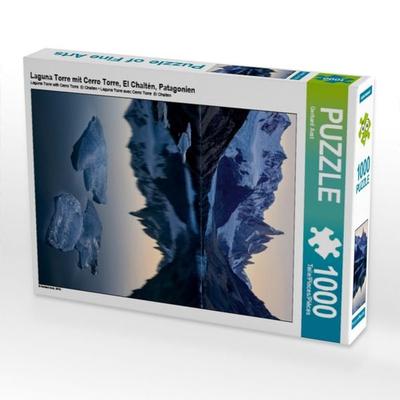 Laguna Torre mit Cerro Torre, El Chaltén, Patagonien (Puzzle)