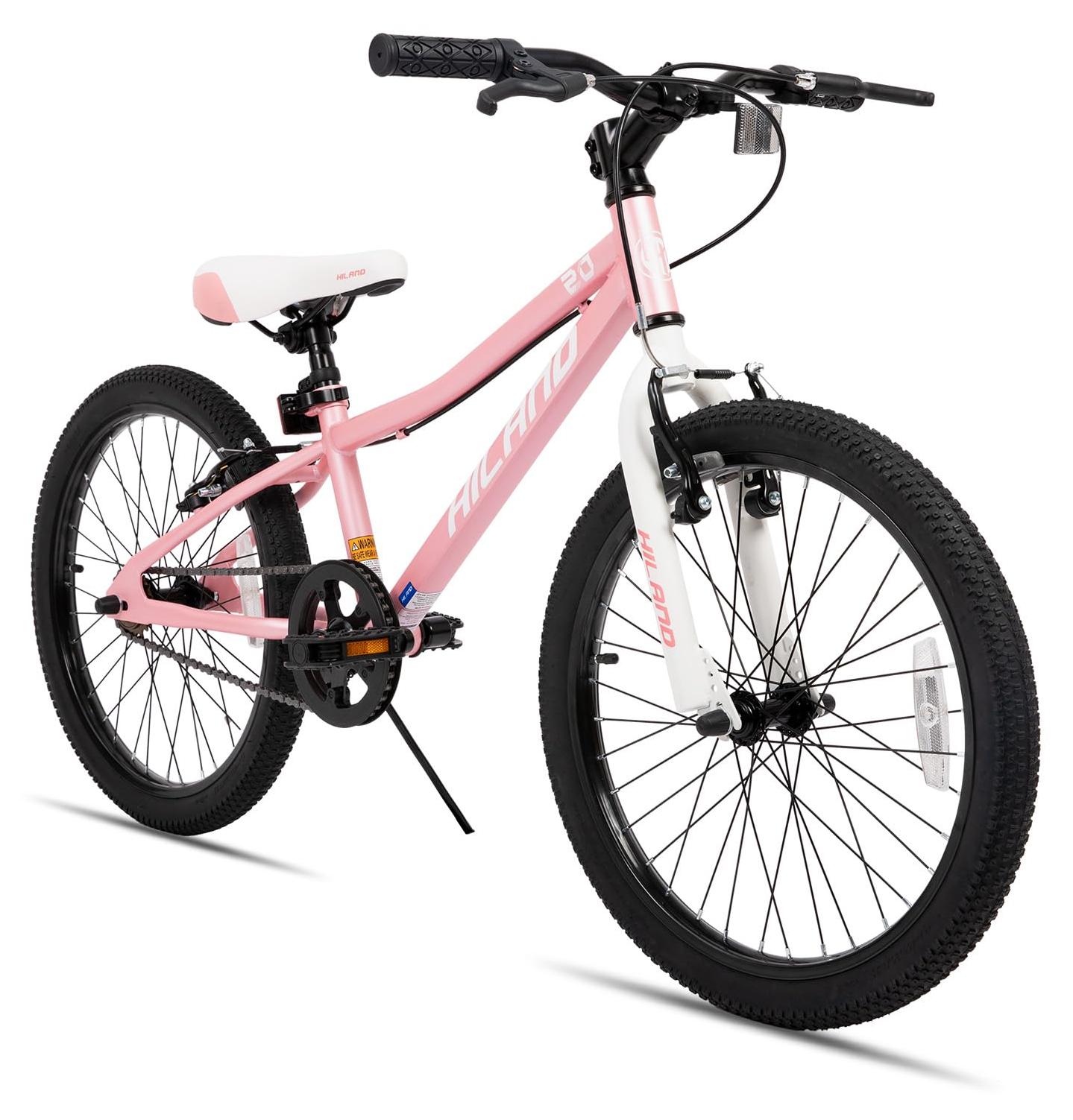 Kinderfahrrad 20 Zoll MTB, V-Bremse, Single Speed, Rosa