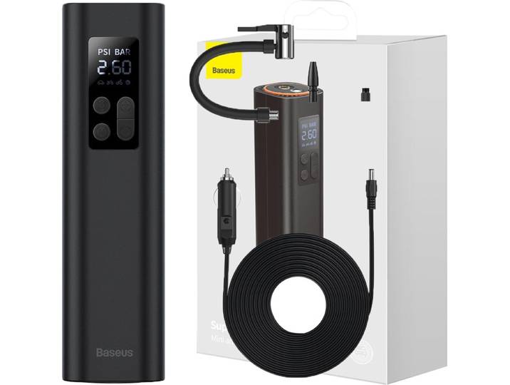Baseus Mini compresseur de voiture (noir)