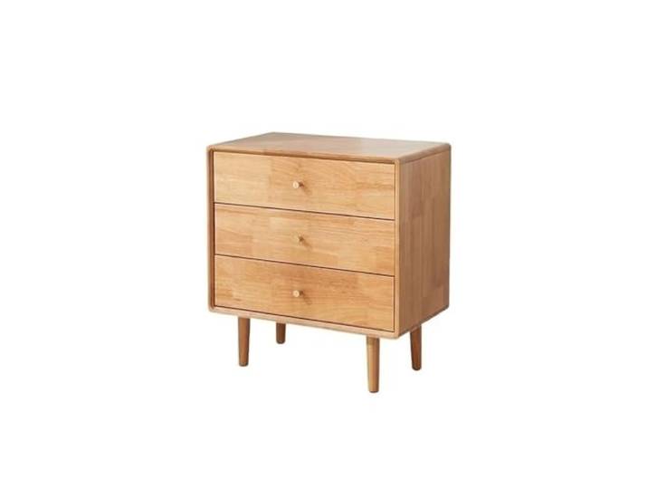 YHxFlux Schlafzimmermöbel Kommode aus Holz mit 3 Schubladen