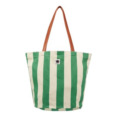 Strandtasche QUIKSILVER "Bofield", Damen, grün (leprechaun), Baumwolle, Taschen Strandtasche