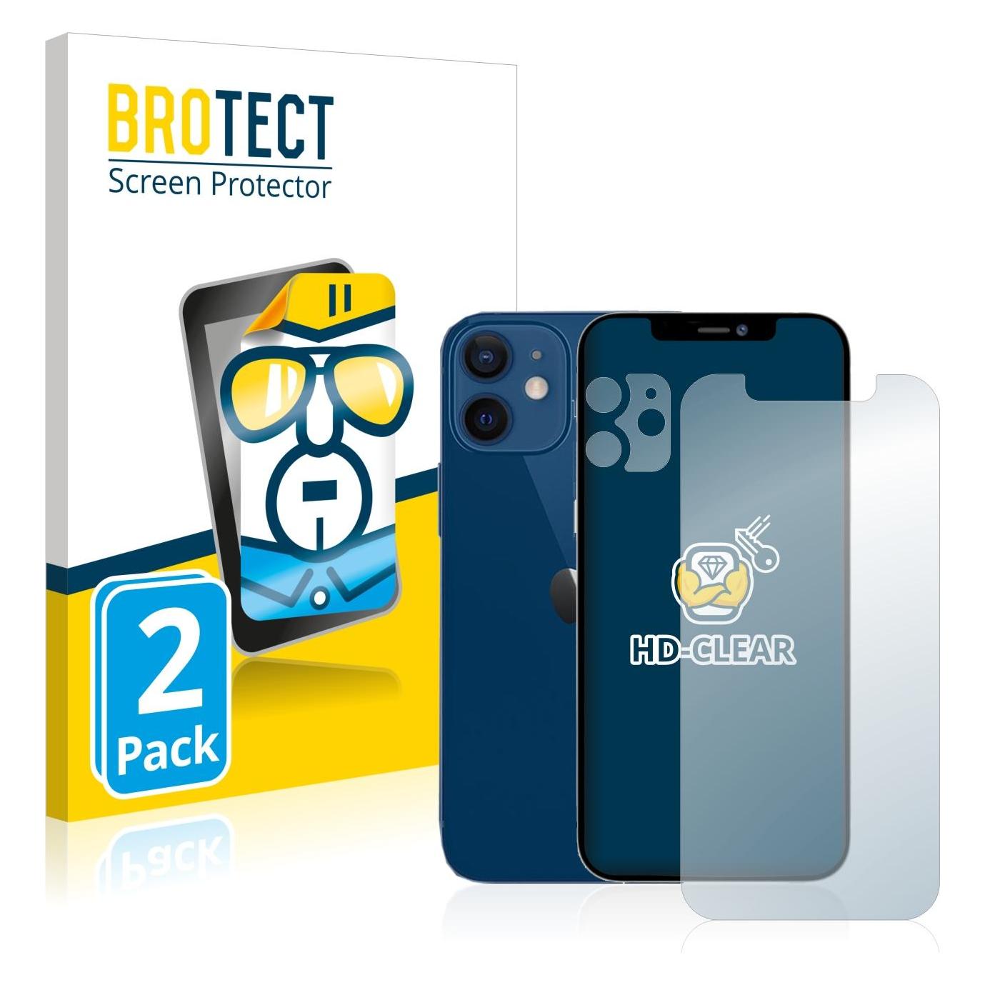 Brotect Schutzfolie Displayschutz Klar (Apple iPhone 12) (1843121)