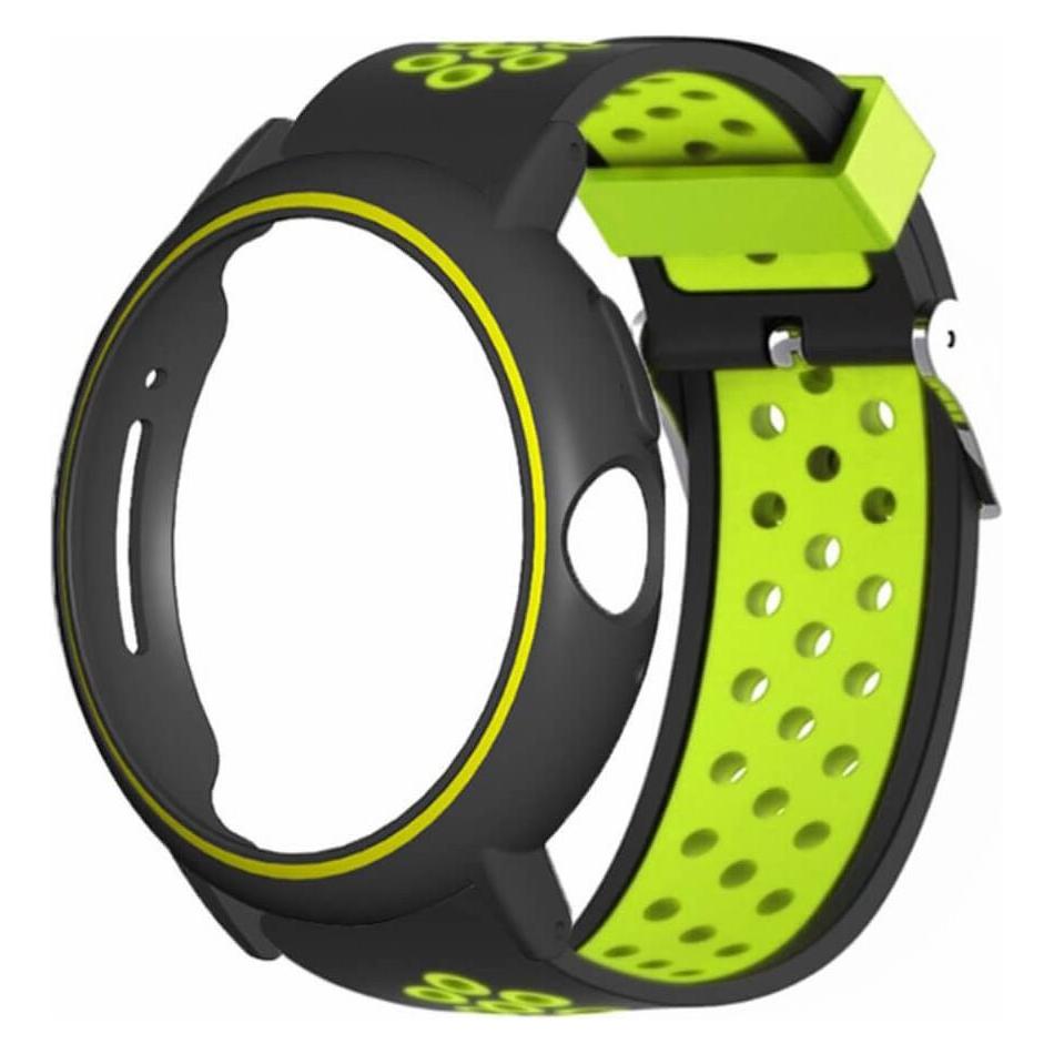 Cover-Discount Google Pixel Watch - Sportarmband gelöchert grün (Silikon) (680606779D)