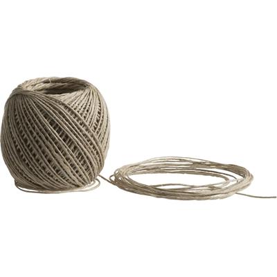 Pflanzschnur WINDHAGER "Flachs Gartenschnur aus reinem Material", beige (natur), L:8.000cm Ø:1,5mm, Seile, Jute-Schnur 80 m lang, Garn, natur
