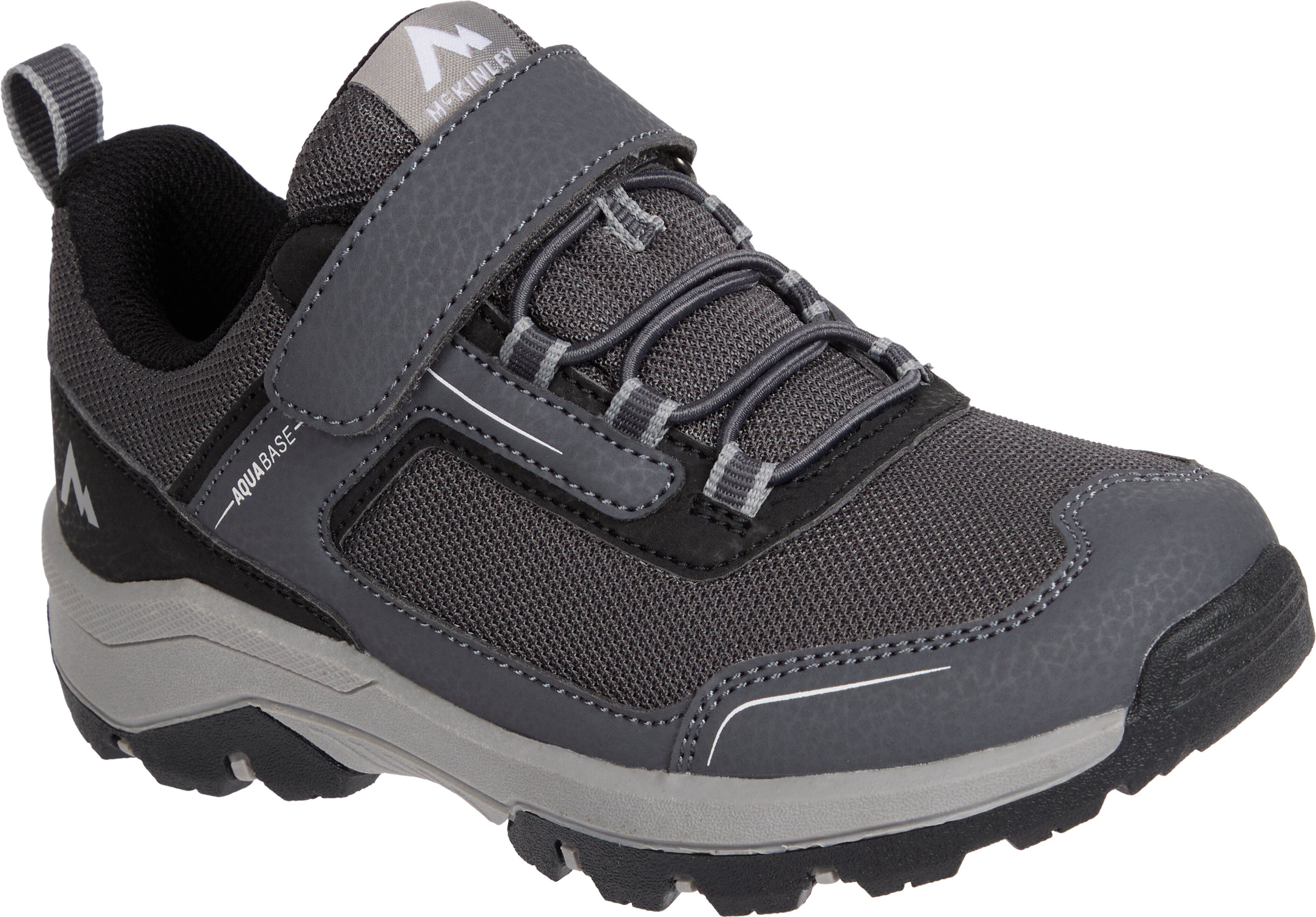 Wanderschuh MCKINLEY "Maine III AQB V/L J", Kinder, Gr. 29, grau (charcoal), Synthetik, Schuhe Wanderschuh charcoal 29