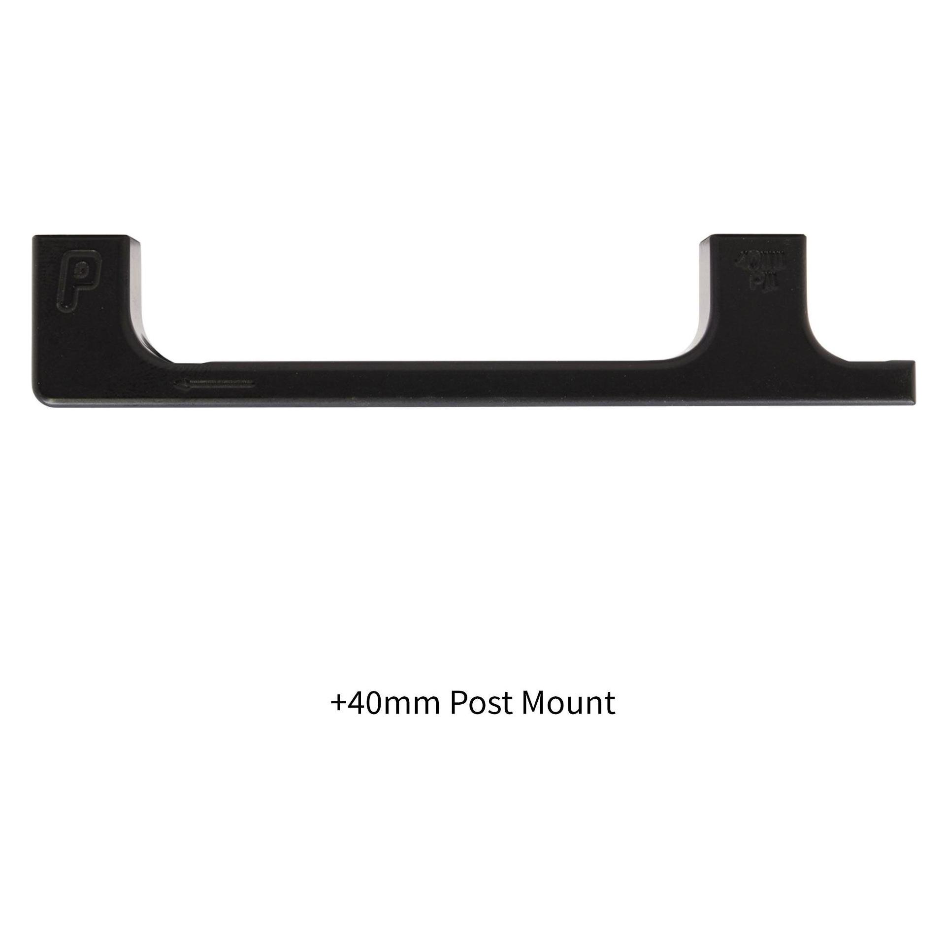 Paul Component Engineering Paul Component Scheibenbremsadapter PM, 40mm, VR 200mm/ HR 180mm, black (40082154)
