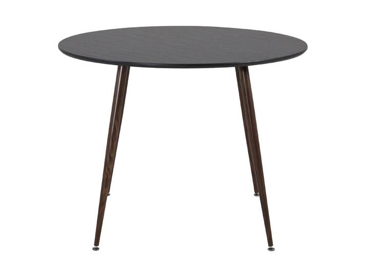 Nohr Ronde Eettafel Quennel Ø100cm - Zwart/Walnoot