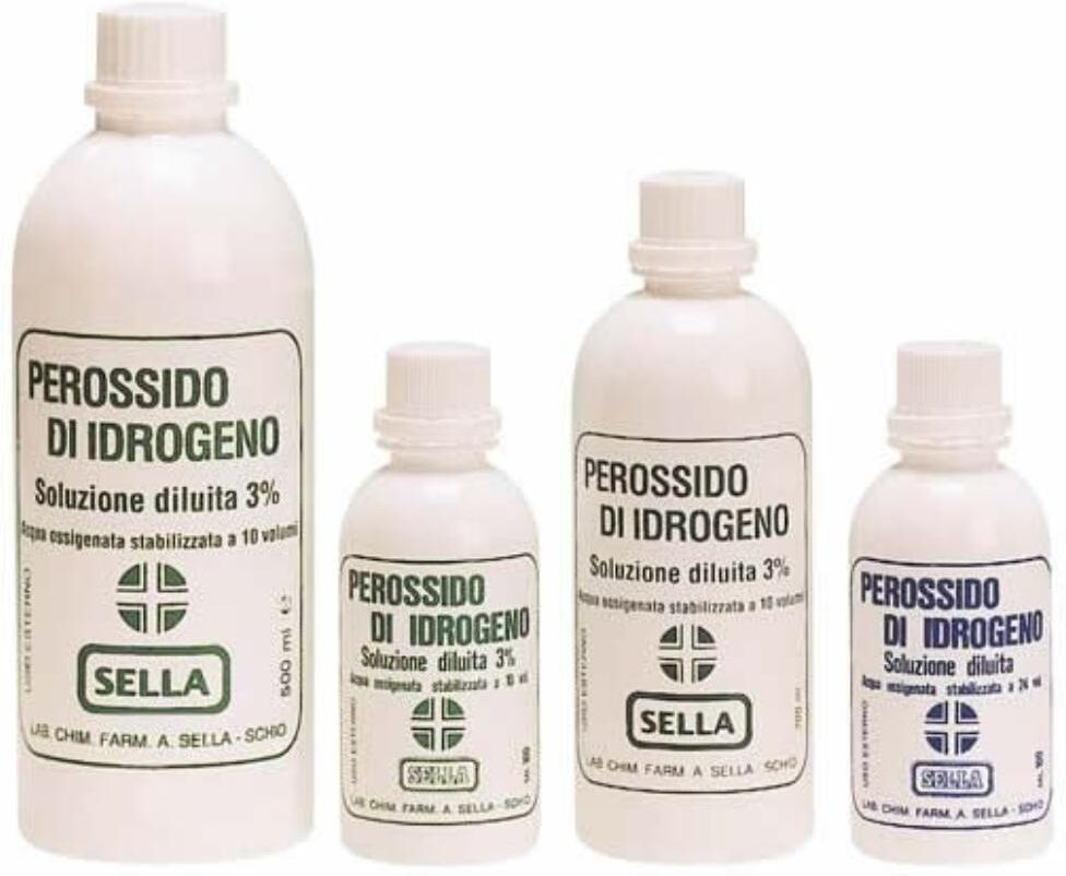 Sella Acqua Ossigenata 10 Volumi 200 ml Perossido 3%