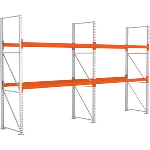 META Palettenregal 200185311 Multipal, für 18 Paletten, 3 Ebenen, 2340kg Fachlast, 3,3 x 5,4m