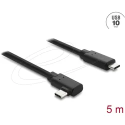 Delock Aktives Optisches Kabel USB 10 Gbps USB Type-C Stecke (5 m, USB 2.0, 60 W), USB Kabel