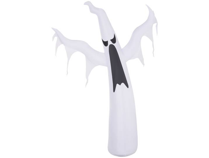 HALLOWEEN Dekoration Selbstaufblasendes Spuk Gespenst Geist LED Beleuchtet Weiß