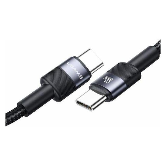 Usams Kabel USB-C na USB-C 3A 1,2mpleciony SJ724ZJ01 (US-SJ724 ) (1.20 m, 60 W) (SJ724ZJ01)