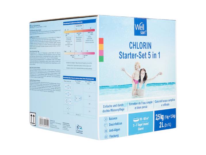 Wellsan Starter-Set Chlor 4 Stück