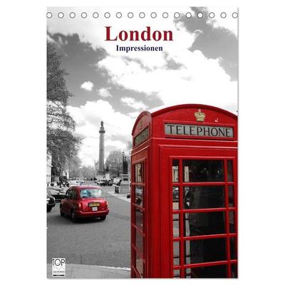 London - Impressionen (Tischkalender 2026 DIN A5 hoch), CALVENDO Monatskalender