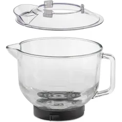 Caso Design Küchenmaschine KM1800 Black G, Glasschüssel 4,5 Liter, 1800 Watt, Küchenmaschine, Schwarz