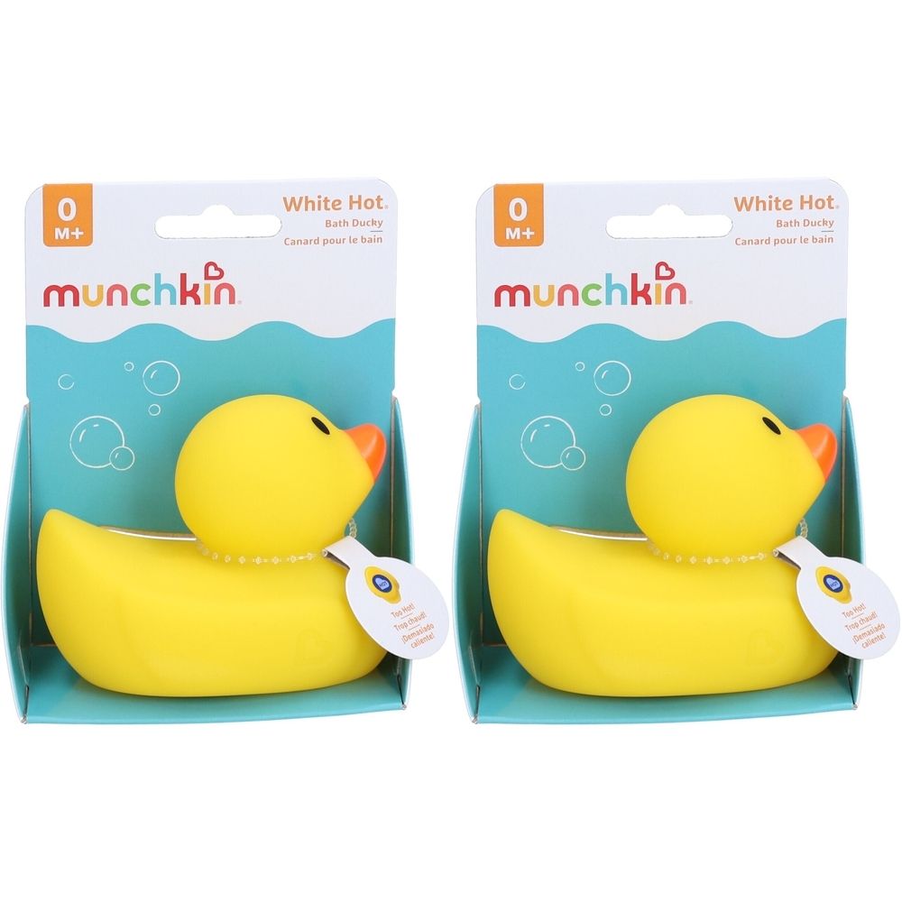 Munchkin White Hot Badeente m Wärme-Anzeige x2 2x1 St Thermometer