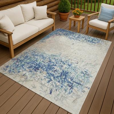 Addison Rugs Machine Washable Indoor/ Outdoor Abstract Scribble Chantille Rug