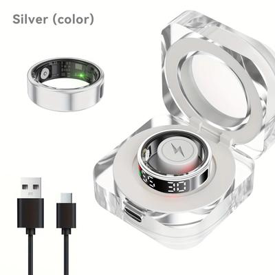 Health & Fitness Smart Ring Precision Sleep Tracking & Motion Monitoring silver 11
