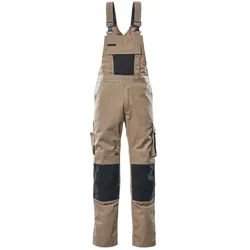 Latzhose "AUGSBURG" Unique - 90C54 - hellkhaki/schwarz