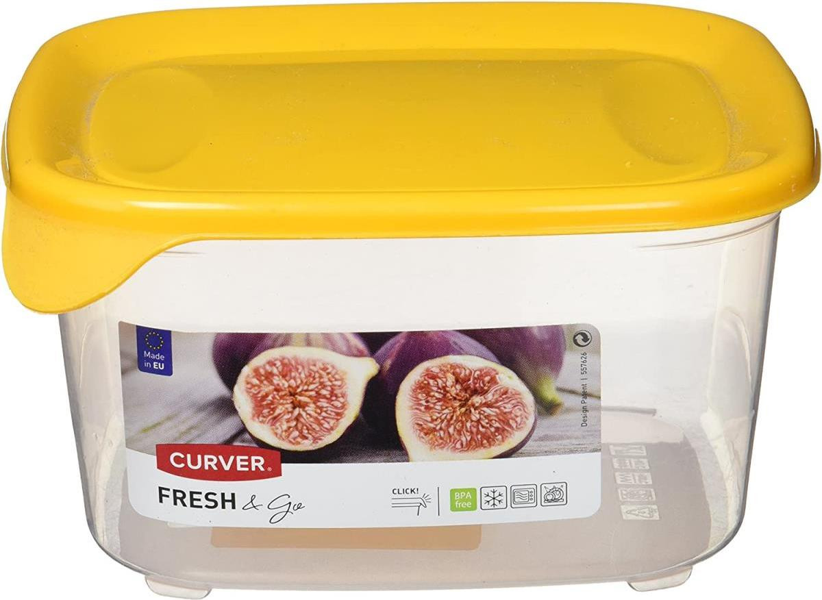 Curver Fresh & Go luchtdichte bewaardoos, voedselcontainer, 1,2 liter