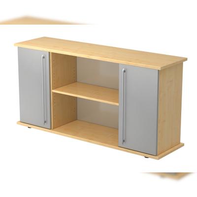 Hammerbacher-Sideboard 2 Türen 166cm RE Ahorn/Silber-VSB2T/3/S/RE