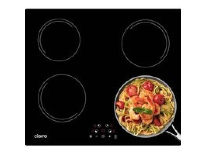 Ciarra AWBIH4-E Plaque Induction 4 Foyer 6000W 59cm Minuterie Protection Securite Enfants Auto Arrêt