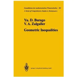 Geometric Inequalities, Fachbücher von Yurii D. Burago, Viktor A Zalgaller