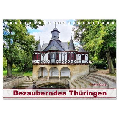 Bezauberndes Thüringen (Tischkalender 2026 DIN A5 quer), CALVENDO Monatskalender