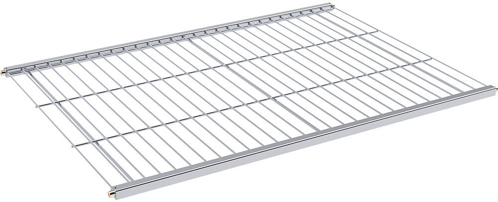 kaiserkraft Drahtgitterzwischenboden, L x B 850 x 617 mm, zum Anschrauben, ohne Aufkantung
