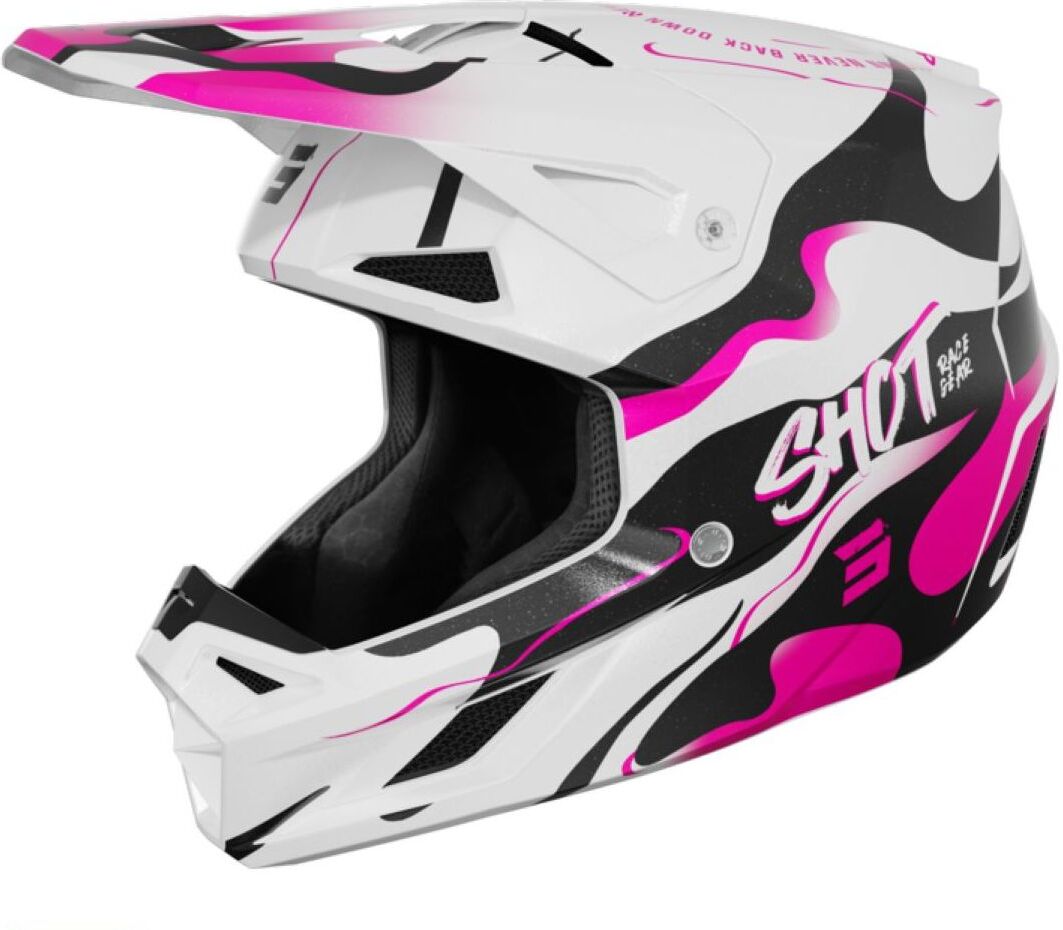 Casque cross Shot SPEED BEAST 2025 Beast pink pearly