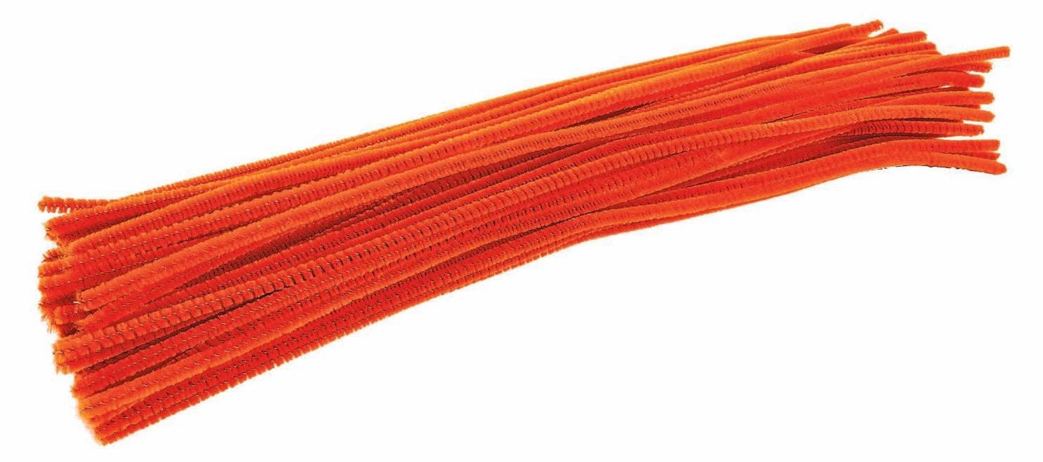 Colorations Chenilledraad Oranje 100 stuks
