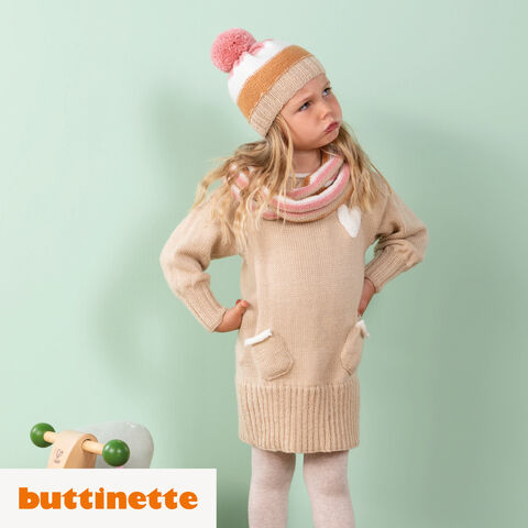 Strickanleitung – Mädchenkleid aus Woll Butt Venia